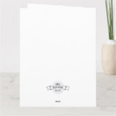 アクアモダンマエレガントリン折り畳みサンキューカード サンキューカード (裏面)