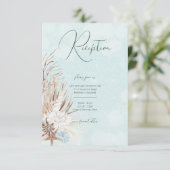 アクアモダン海&シェルウェディング エンクロージャーカード (スタンド正面)