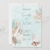 アクアモダン海&シェル 招待状 (正面)