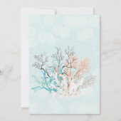 アクアモダン海&シェル 招待状 (裏面)