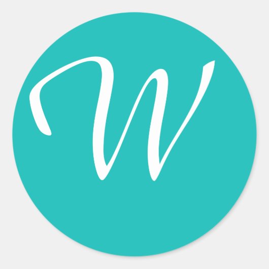 アクアモノグラムの ラウンドシール (正面)