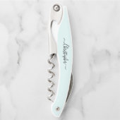 アクアモノグラムビールワインコルクスクリュボトルオープナー ソムリエナイフ (正面)