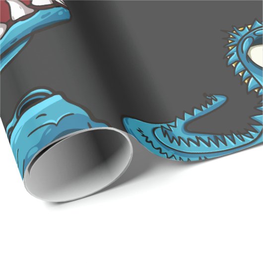 アクアモンスタランニングーベビーボディスーツ ラッピングペーパー (ロールコーナー)