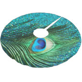 アクアユニークピーコック ブラッシュドポリエステルツリースカート (アングル)