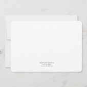 アクアライセンスプレートスウィート16パーティの招待状 招待状 (裏面)