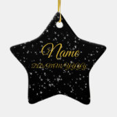 アクアリアス星座 セラミックオーナメント (裏面)