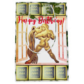 アクアリアス – ハッピーバースデー中抱き枕 ミディアムペーパーバッグ (正面)