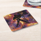 アクアリウォーターキャリアコースター スクエアペーパーコースター (アングル)