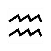 アクアリウスのシンボルアートスタンプ ラバースタンプ (インプリント)