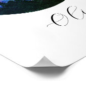 アクアリウスリブラパーソナライズされたカップル占星術 ポスター (角)