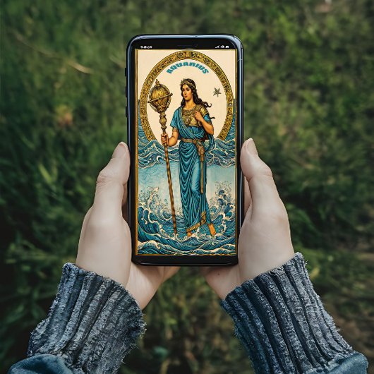 アクアリウス占星術の徴候 ポスター