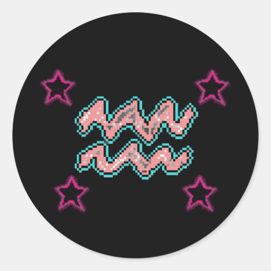 アクアリウス星 ラウンドシール (正面)