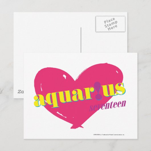 アクアリウス ポストカード (正面/裏面)