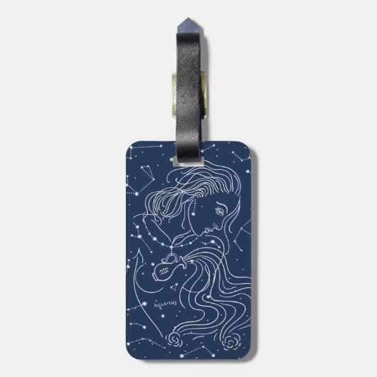 アクアリウス ラゲッジタグ (裏面縦)