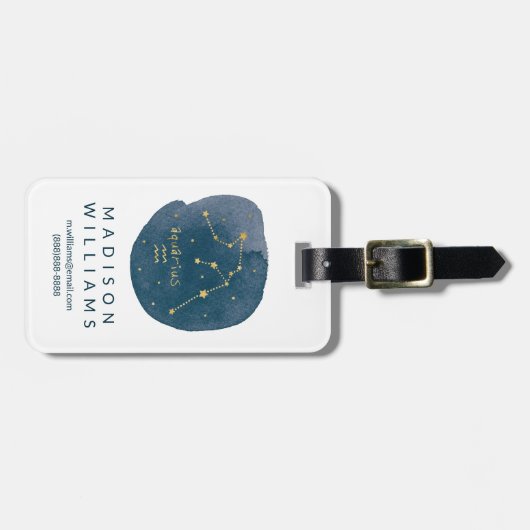 アクアリウス ラゲッジタグ (正面横)