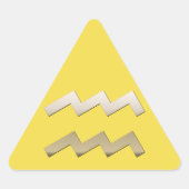 アクアリウス 三角形シール (正面)