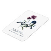 アクアリウス〔占星術の〕十二宮図スターサイン マグネット (左側)