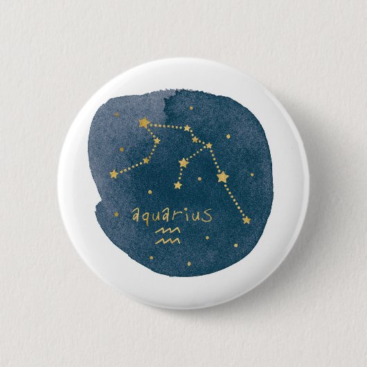 アクアリウス 缶バッジ (正面)
