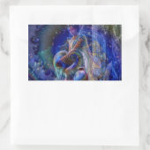 アクアリウス 長方形シール (バッグ)