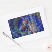 アクアリウス 長方形シール (封筒)