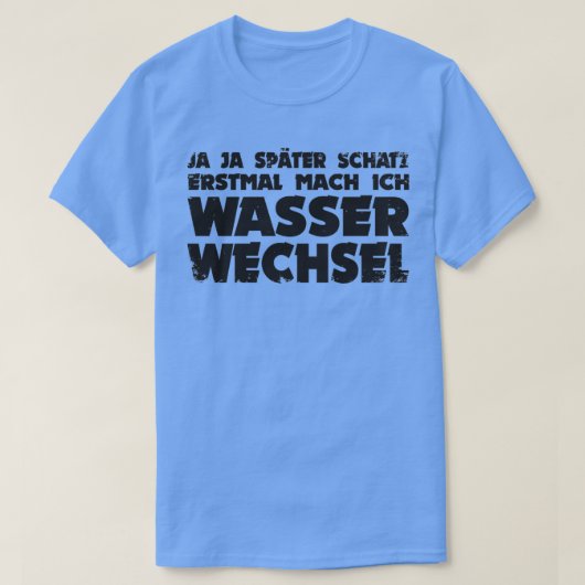 アクアリウムおもしろいアクアリストアクアリスティック10 Tシャツ (デザイン正面)