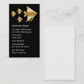 アクアリウムのサービス業カード 名刺 (正面/裏面)