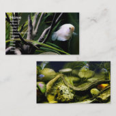 アクアリウムのプロフィールカード 名刺 (正面/裏面)
