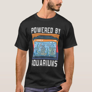 アクアリウムのレトロな魚がプレゼントをパワーアップ Tシャツ