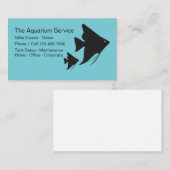 アクアリウムの保守サービス 名刺 (正面/裏面)