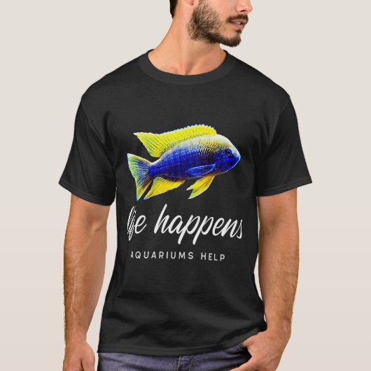 アクアリウムカタツムリ識別チャート Tシャツ (正面)