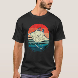アクアリウムスティングレイ海動物スキューバダイバーマンタ Tシャツ