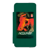 アクアリウム及び市公園の昇進ポスター INCIPIO iPhoneウォレットケース (フォリオ 正面)