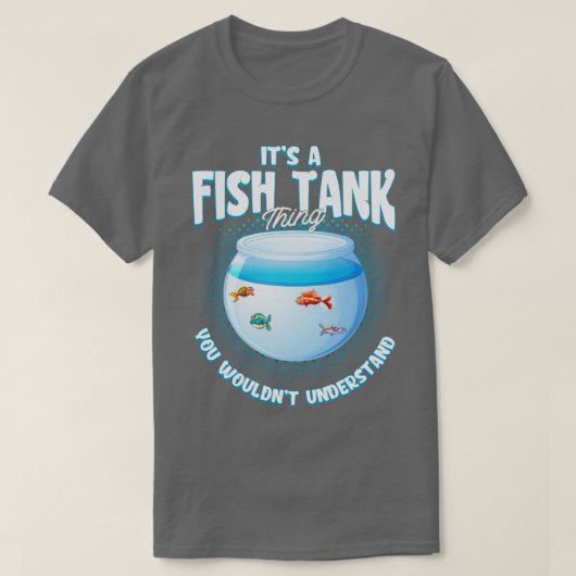 アクアリウム魚アクアリウム魚アクアリスタフィッシュ Tシャツ (デザイン正面)