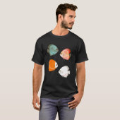 アクアリウム ディスカスフィッシュ Tシャツ (正面フル)