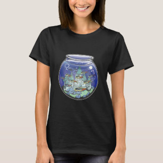 アクアリウム デザイン 魚飼育 アクアリスト 熱帯魚マニア 魚好き Tシャツ