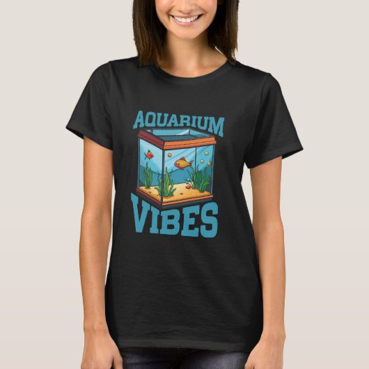アクアリウム 熱帯魚 Tシャツ (正面)