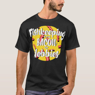アクアリストベーコンアクアリウム魚キーパーAquascaping Tシャツ