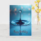 アクアリップル 誕生日カード カード (黄色い花)