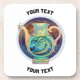 アクアリパーソナライズされたウス〔占星術の〕十二宮図標識 コースター