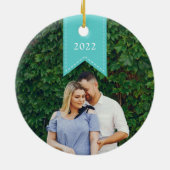 アクアリボン |休日の写真 セラミックオーナメント (裏面)