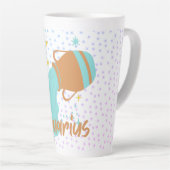 アクアリモダンウス水受け〔占星術の〕十二宮図 カフェラテマグ (右アングル)