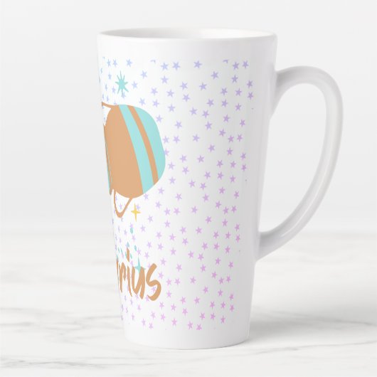 アクアリモダンウス水受け〔占星術の〕十二宮図 カフェラテマグ (右)