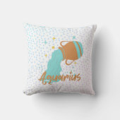 アクアリモダンウス水受け〔占星術の〕十二宮図 クッション (正面)