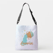 アクアリモダンウス水受け〔占星術の〕十二宮図 クロスボディバッグ (裏面)