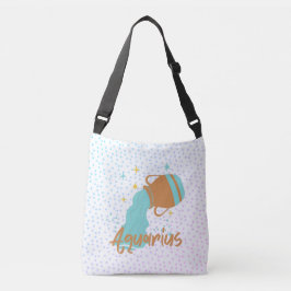 アクアリモダンウス水受け〔占星術の〕十二宮図 クロスボディバッグ