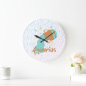 アクアリモダンウス水受け〔占星術の〕十二宮図 ラージ壁時計 (ホーム)