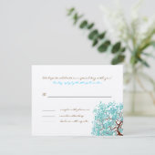 アクアリーフ ブラウン ツリー モノグラム レスポンス カード (スタンド正面)