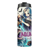 アクアリ不気味ウス誕生日〔占星術の〕十二宮図ハロウィーン タンブラー (正面)