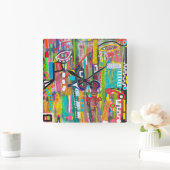 アクアルング壁時計 スクエア壁時計 (ホーム)