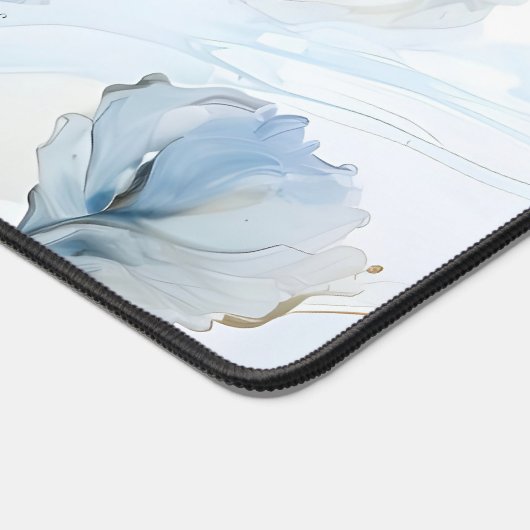 アクアレエレガントルフローラ開花水彩 デスクマット (コーナー)